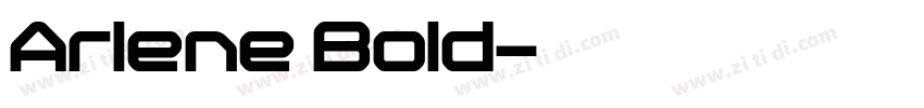 Arlene Bold字体转换